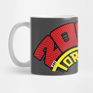 2000AD and Tornado retro comics logo Mug